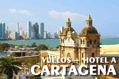 Vuelos + Hoteles a Cartagena